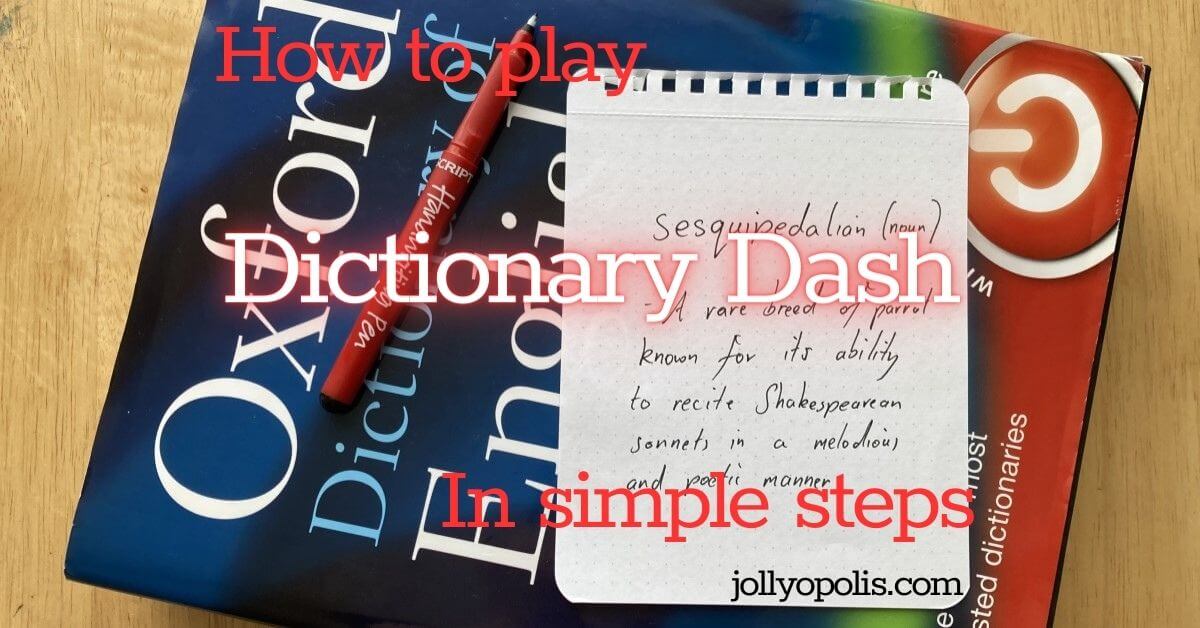 How to play Dictionary Dash word game