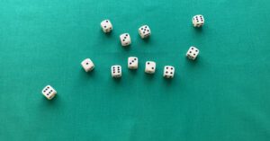 A set of six-sided dice