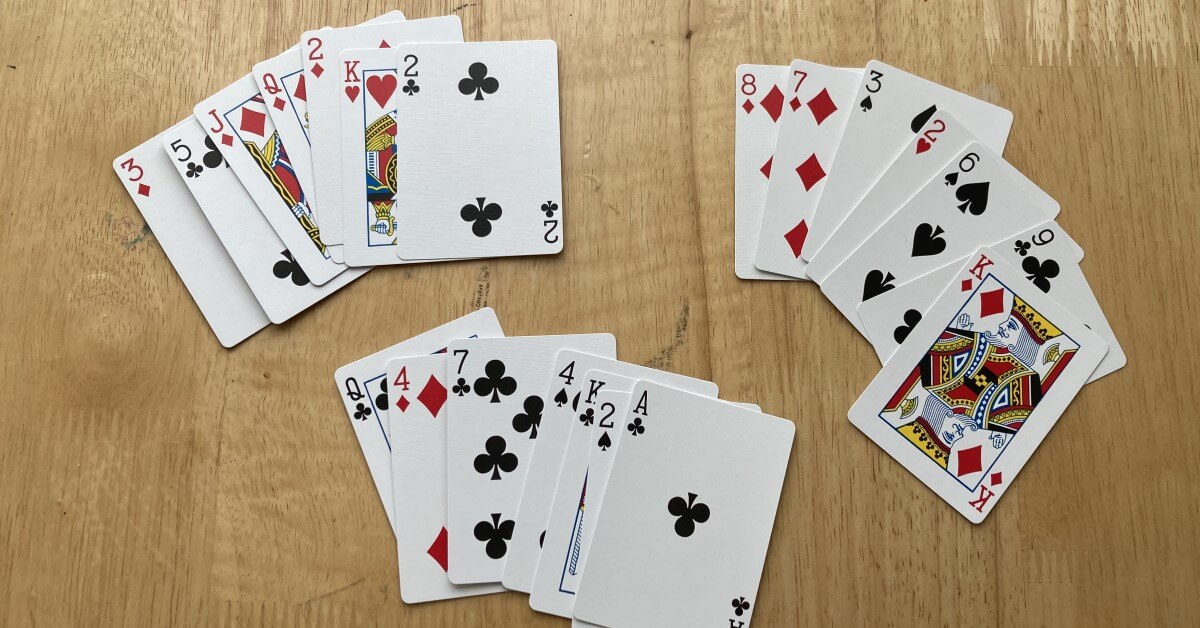 Simple self-working card trick